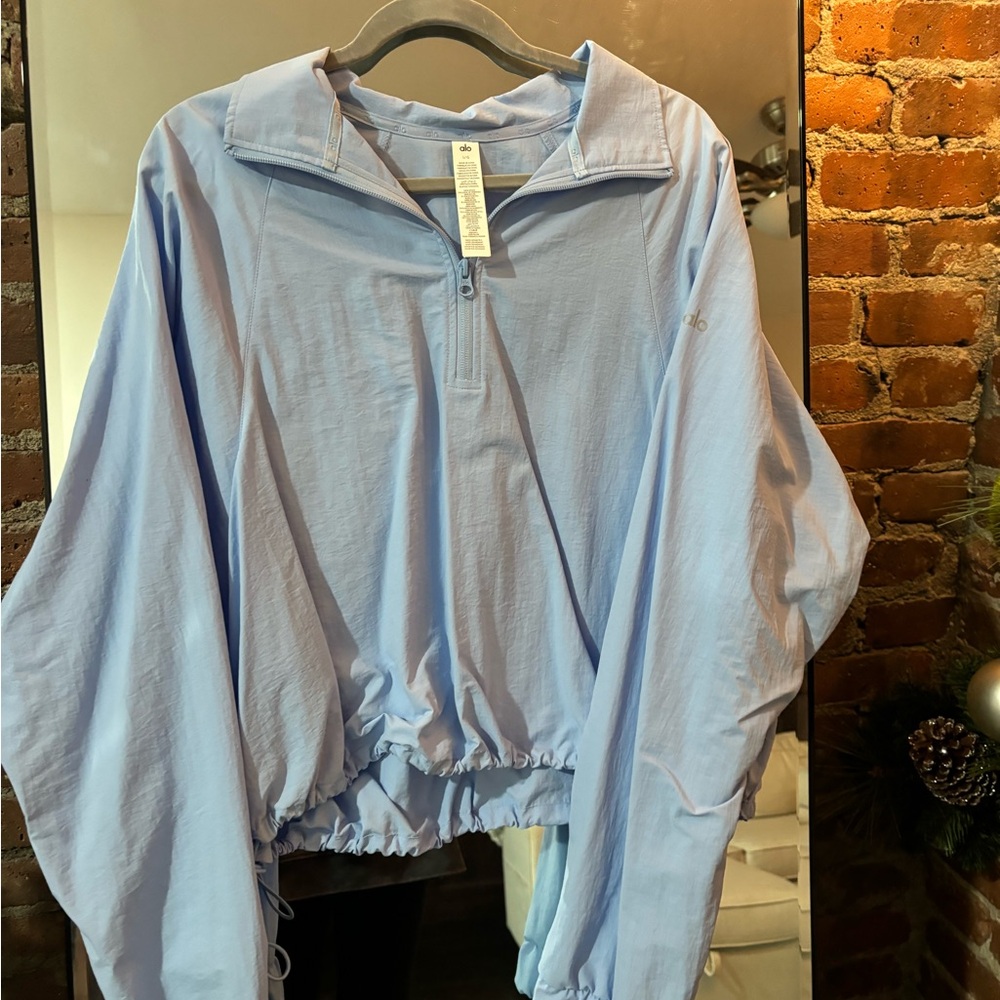ALO Yoga Light Blue Utility Jacket
